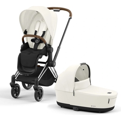 CYBEX kombinovaný Priam 4.0 Chrome Brown Off White Platinum 2023