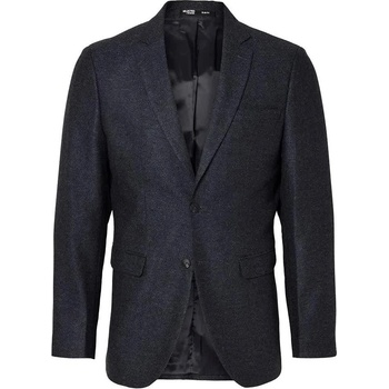 SELECTED Сако Selected Slim-Isac blazer - Blue (Navy Blazer / Pattern Herringbone)