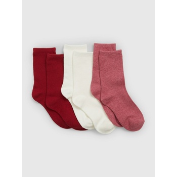 GAP Детски чорапи CashSoft, 3 броя GAP GAP | Cherven | Момичешки | 116/122