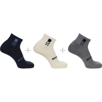 Salomon Everyday Ankle 3 Pack Vanilla Ice/Frost Gray/Dark Sapphire