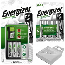 Energizer MAXI charger + 4x AA 2000mAh NiMH EN006