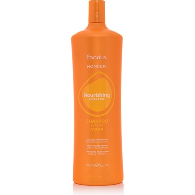 FANOLA Wonder Nourishing Extra Care Shampoo 1000 ml vyživující šampon pro suché a krepaté vlasy