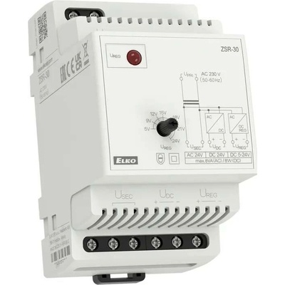 Analogový napájecí zdroj regulovatelný ZSR-30 ELKO EP 8594030331750