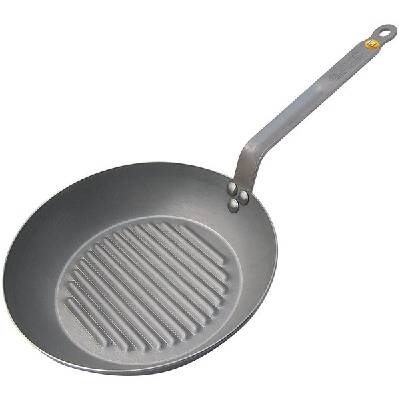 de Buyer Ocelová grilovací pánev Mineral B Element 32cm DB561332