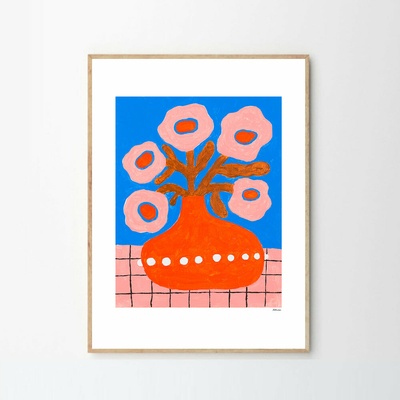 Moikka Plagát Flowers In a Pearl Vase by Madelen Möllard 50x70