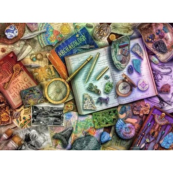 Ravensburger - Puzzle Aimee Stewart: The Archaeologist’s Desk - 500 piese