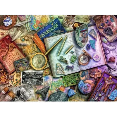 Ravensburger - Puzzle Aimee Stewart: The Archaeologist’s Desk - 500 piese