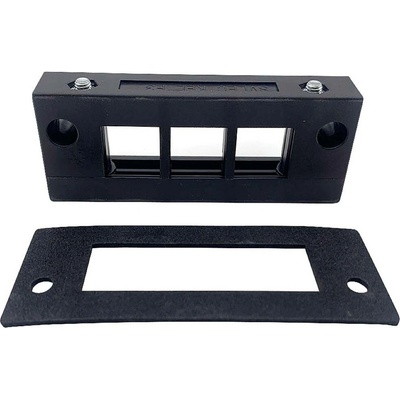 TRU COMPONENTS DVK-W3 lišta pro zavádění kabelů Průměr svorky (max.) 16 mm polyamid černá 1 ks