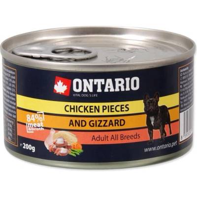ONTARIO Консерва Ontario пилешки парчета и стомаси 200g (214-2002)
