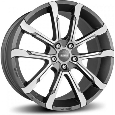 MOMO QUANTUM EVO 7x17 5x115 ET46 matt anthracite polished