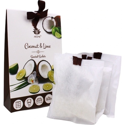 ARÔME Vonné sáčky Coconut and Lime 3 ks