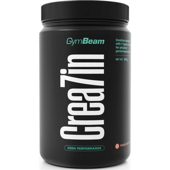 GymBeam Creatine Crea7in подобряване на образуването на мускулна маса вкус Peach Ice Tea 300 гр