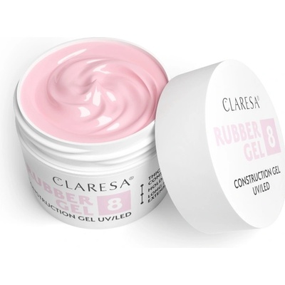 Claresa Uv Led Rubber gél na nechty 08 90 g