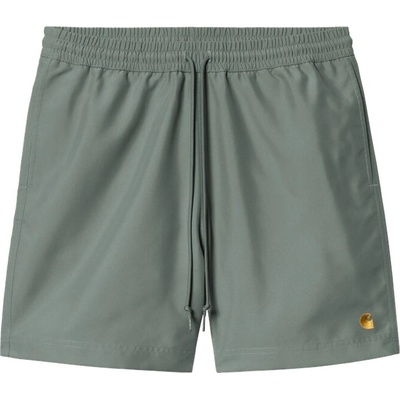 Carhartt WIP Chase Swim velvet green/gold