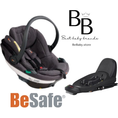 BeSafe GO BEYOND 2025 + Isofixová základna dark grey mélange
