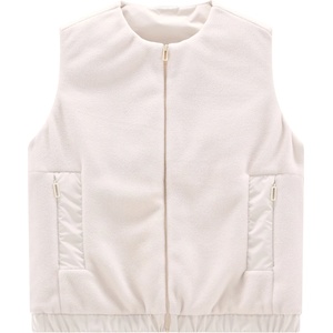 Jeanne Baret Дамски поларен елек Jeanne Baret Women's Rochefort Cargo Vest Synthetic vest - Snowdrop - размер 34 (EU) (132-1516-0411)