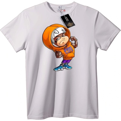 NOONEBRAND Тениска Bass Life - 2XL, White