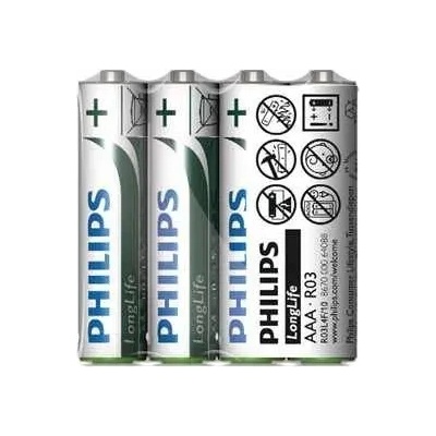 Philips Longlife батерия R03 AAA E 4-foil (R03L4F/10)