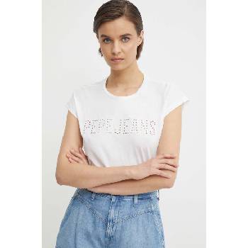 Pepe Jeans Памучна тениска Pepe Jeans LILITH в зелено PM801076 (PL505837)