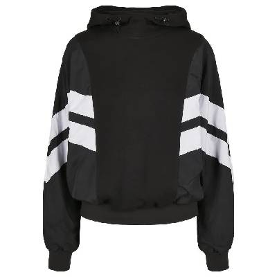 Дамска блуза Urban classics Ladies Ladies Mix sweatshirt - Black (Black / White)