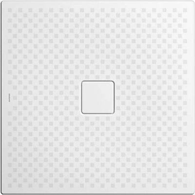 Kaldewei Avantgarde - Čtvercová sprchová vanička Conoflat 783-2, 900 x 900 mm sprchová vanička, celoplošný antislip, Perl-Effekt, s polystyrénovým nosičem 465335043001