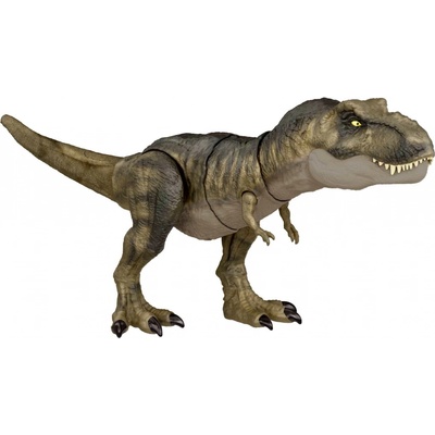 Mattel Jurassic World Dinosaurio Articulado T-Rex Golpea Y Devora con Sonido. 54.78 cm Largo Alto 21.59 cm