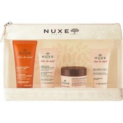 Nuxe Prodigieux krém na ruce 15 ml + pleťový krém 15 ml + sprchový gel 30 ml + tělový balzám 30 ml