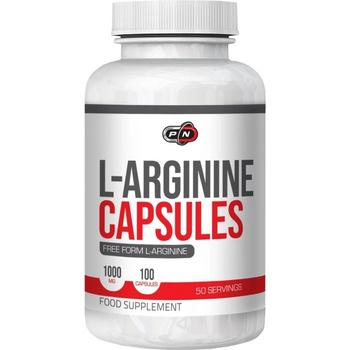 Image 1 of PURE Nutrition USA L-Arginine Capsules 1000 mg [100 капсули]