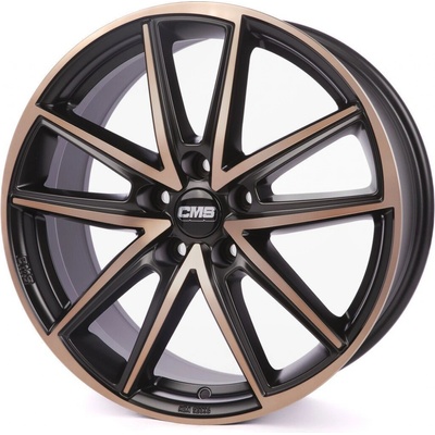 Cms C30 7x17 5x114.3 ET45 polished black copper