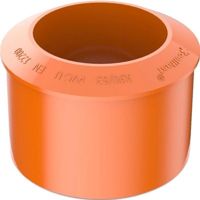 Bryza PVC redukčný adaptér 110/90 mm tehlový