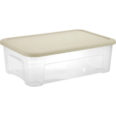 Tontarelli Box Arianna 29,5 l s vekom, transparent / svetlo hnedá 8034181AK6