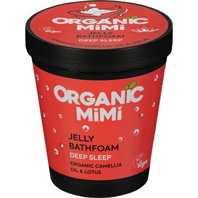 ORGANIC MIMI Deep Sleep Camellia & Lotus gélová pena do kúpeľa 200 ml