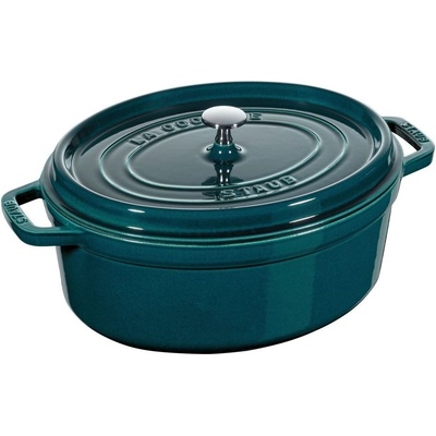 Staub Cocotte hrnec oválný 31 cm 5,5 l mořská modř