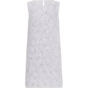 Guess Нежна официална рокля за момиче в бяло с рози Guess