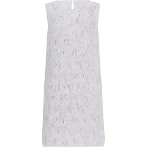 Guess Нежна официална рокля за момиче в бяло с рози Guess