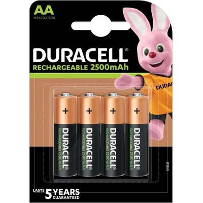 Duracell Rechargeable 2500mAh 4 ks 42406