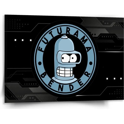 Sablio Obraz Futurama Bender Technology - 150x110 cm