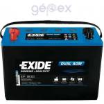 Exide DUAL AGM 100Ah 720A right+ (EP900)