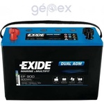Exide DUAL AGM 100Ah 720A right+ (EP900)