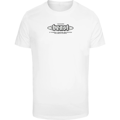 Mister Tee Тениска Unleashed Beast Wording Tee white XXLUB-MT3775-00220 - Тъмносив, размер XXL