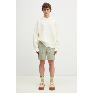 Mki miyuki zoku Пуловер с вълна Chunky Rib Knit Crewneck (CHUNKY.RIB.KNIT.CREWNE.)