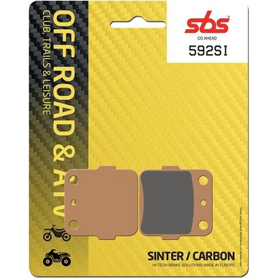 Přední brzdové destičky SBS Honda TRX 300 EX Sportrax 2001 - 2008 směs SI | Zboží Auto