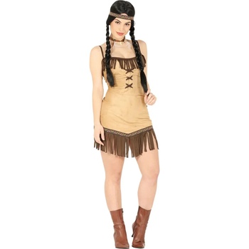 Image 1 of Fiestas Guirca Дамски костюм - Жена Индианка Мивок Размер - Възрастни: M