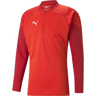 Puma Teamcup Training 1/4 Zip Top červená