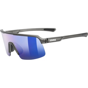 uvex Детски очила за колоездене Uvex Kid's Dyrt Junior Mirror S3 Cycling glasses - Smoke Mat / Blue Mirror - размер One Size (205-7489-0511)