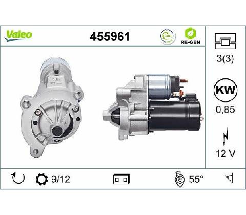 Štartér VALEO 455961