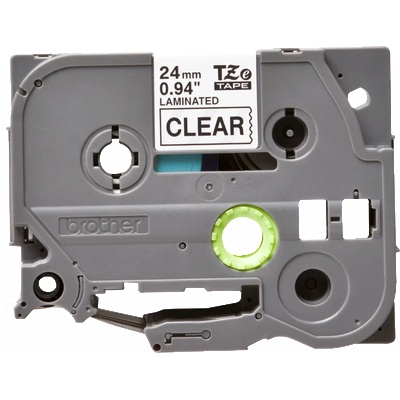 BROTHER ТИП TZ - 24 mm BLACK ON CLEAR TAPE / TZE151 (RL-BR-TZ151-BK - G&G)