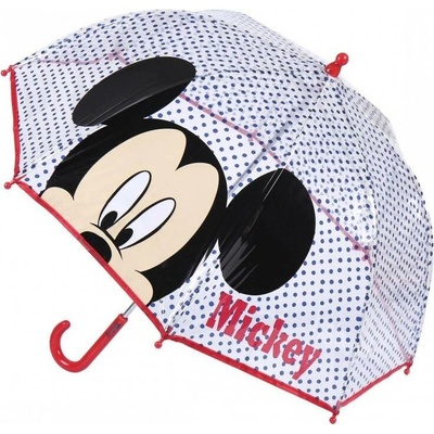 Disney průhledný dětský deštník Mickey Mouse