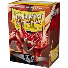 Dragon Shield obaly Protector Matte Ruby 100ks