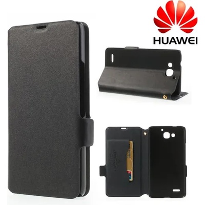 Huawei Honor 3X G750 Wallet Кожен Калъф + Скрийн Протектор